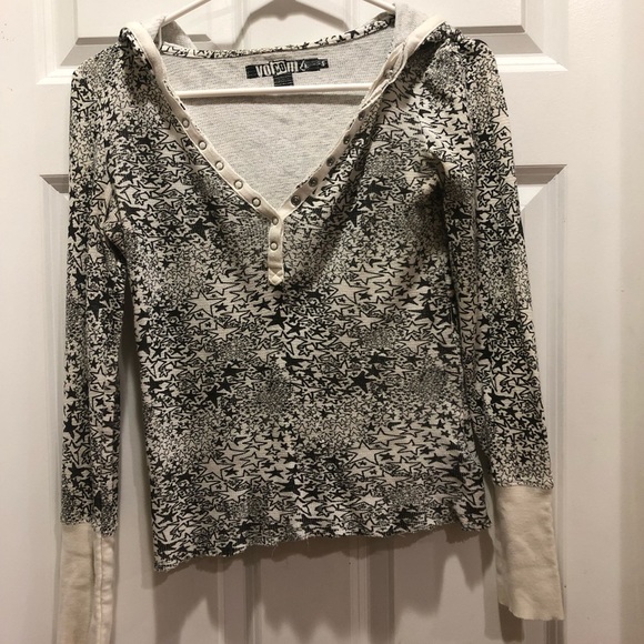 Volcom Small hooded pullover white with stars - Picture 2 of 7